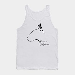 Proud Miniature Bull Terrier profile dog lover gift Tank Top